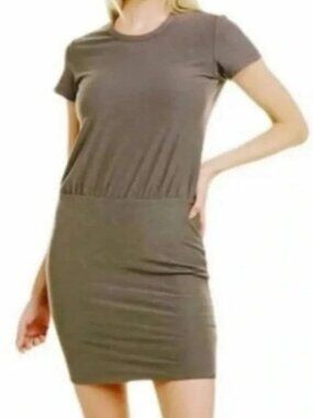 James Perse Blouson T-Shirt Dress – Size 1/Small 🤎✨